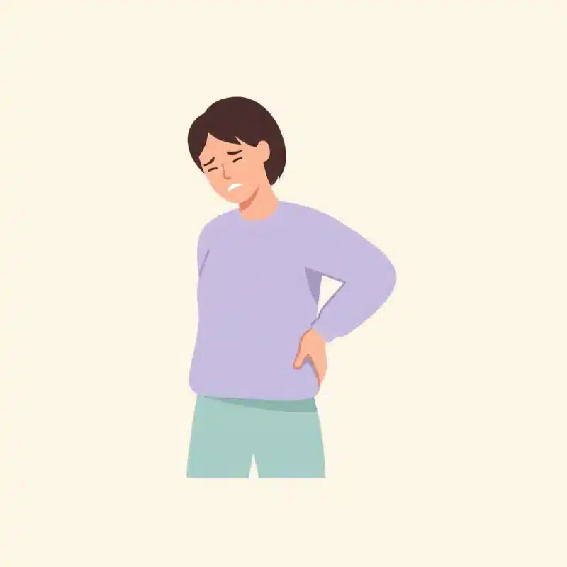 腰痛の症状イメージイラスト
